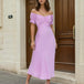 masie midi dress lilac