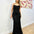 Nora Beaded Gown - Black