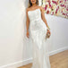 Nora Beaded Gown - Vintage White