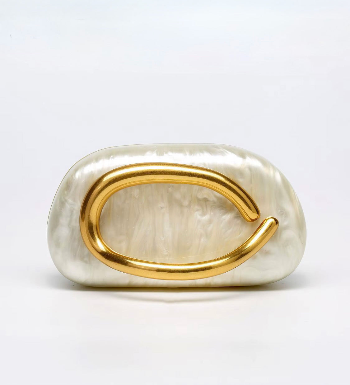 Oceana Clutch Gold Front
