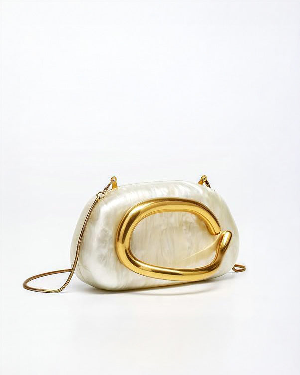 Oceana Clutch Gold – Miss Runway Boutique