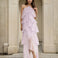 Ophelia Ruffle Maxi Dress Lilac Front