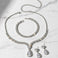 Orbit 3 Piece Jewellery Set Silver