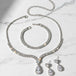 Orbit 3 Piece Jewellery Set Silver
