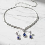 Orbit 2 Piece Jewellery Set Blue