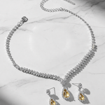 Orbit Teardrop 2 Piece Jewellery Set Gold