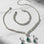 Orbit 3 Piece Jewellery Set Green