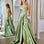 Paola Strapless Gown - Pistachio