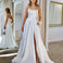 Paola Strapless Gown - White