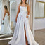 Paola Strapless Gown - White