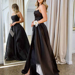 Paola Strapless Gown - Black