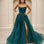 Patrice tulle ball formal gown emerald 
