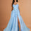 Paula Corset Tulle Ball Gown Pastel Blue Front
