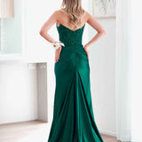 Pixie Corset Lace Gown - Emerald