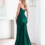 Pixie Corset Lace Gown - Emerald