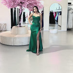 Morgana Corset Gown Emerald Video