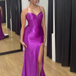 Nicolla Corset Formal Gown - Amethyst Video