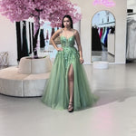 Iris Corset Gown Sage Video