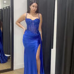 Morgana corset formal gown royal video