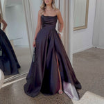 Paola Strapless Gown - Black