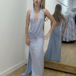Rachel Gown Blue Glitter Video