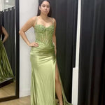 Morgana Corset Gown  Sage Video