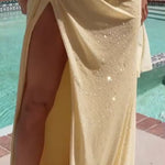 Alice Mesh Corset Gown yellow video