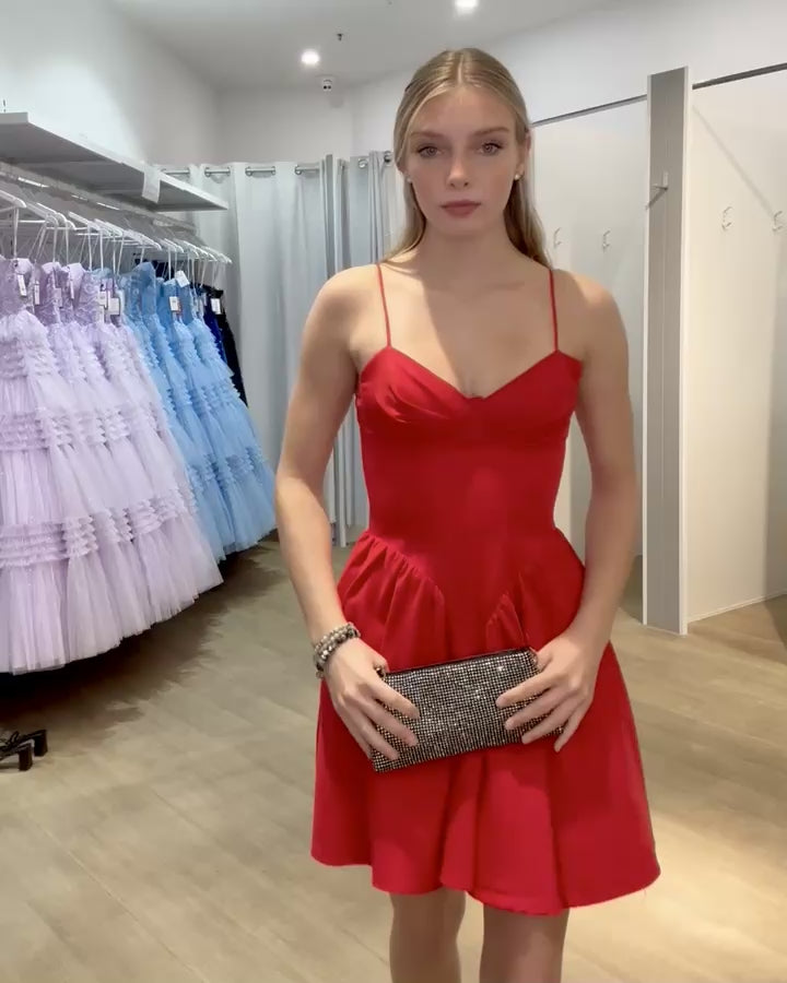 Dahlia Mini Dress Red Video