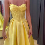 Stella Satin Corset Gown Daffodil Video