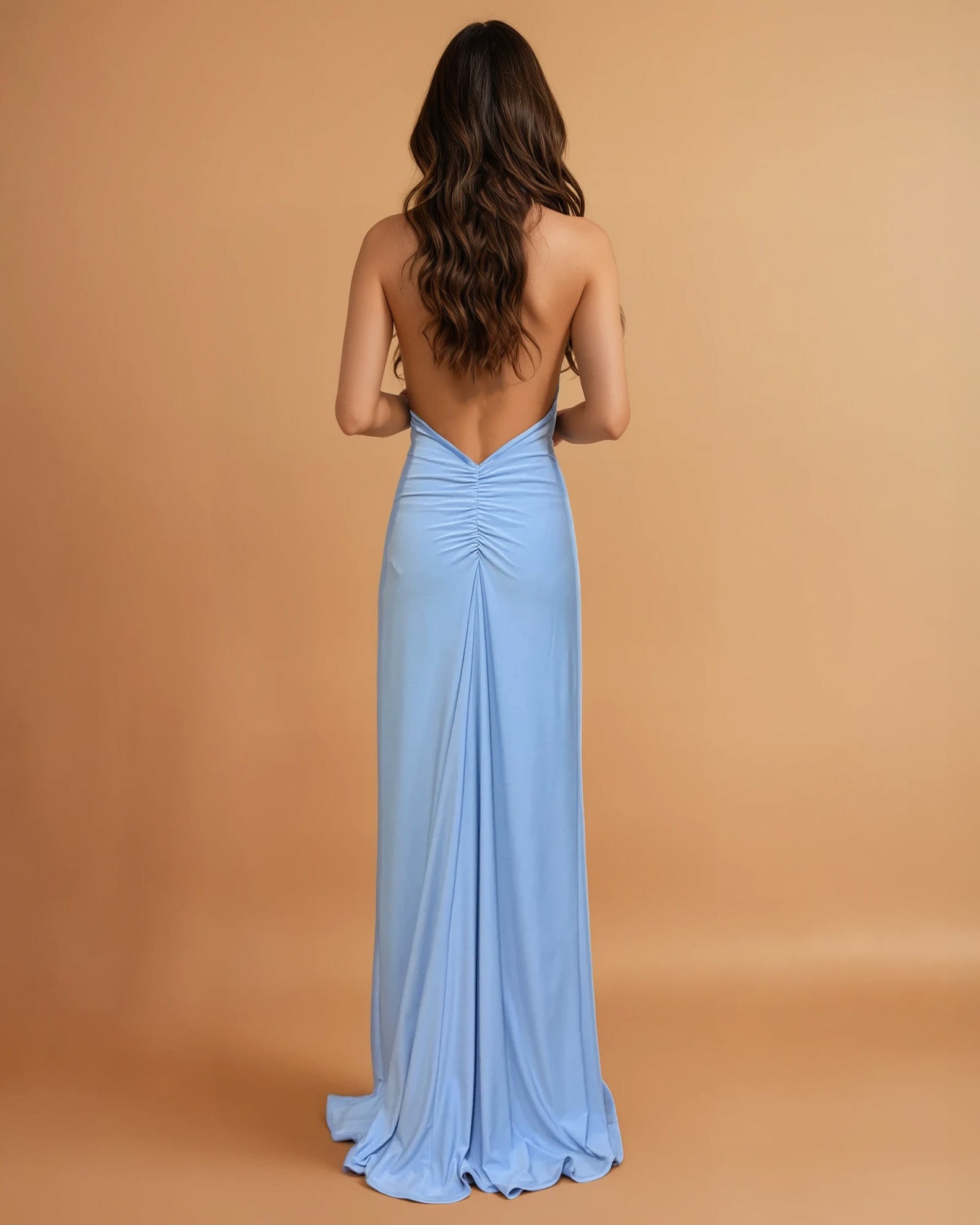Rachel Gown Light Blue Back