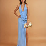 Rachel Gown Light Blue Front