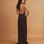 Rachel Gown Chocolate Back