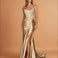 Romana Corset Gown Gold Front