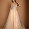Rosalia Tulle Ball Gown Gold Front