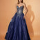 Rosalia Tulle Ball Gown Navy Front