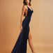 Roxy Gown Navy Side