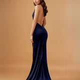 Roxy Gown Navy Back