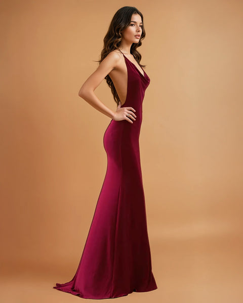 on the runway maxi dress wine On The Runway Maxi Dress - Wine