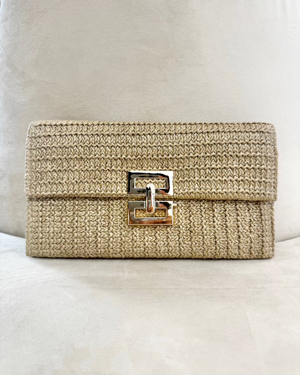 Miss Rafia Serena Rafia Clutch - Beige – Miss Runway Boutique