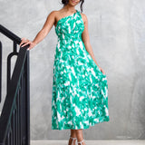 Siena Maxi Dress - Green Print