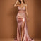 Sirena Corset Gown Dusty Rose Front