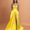 Stella Satin Corset Gown Daffodil Front