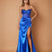 Theodora Embellished Corset Gown Royal Blue Front
