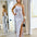 Valentina Strapless Satin Gown - Silver