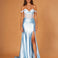Vittoria Corset Gown Pale Blue Front