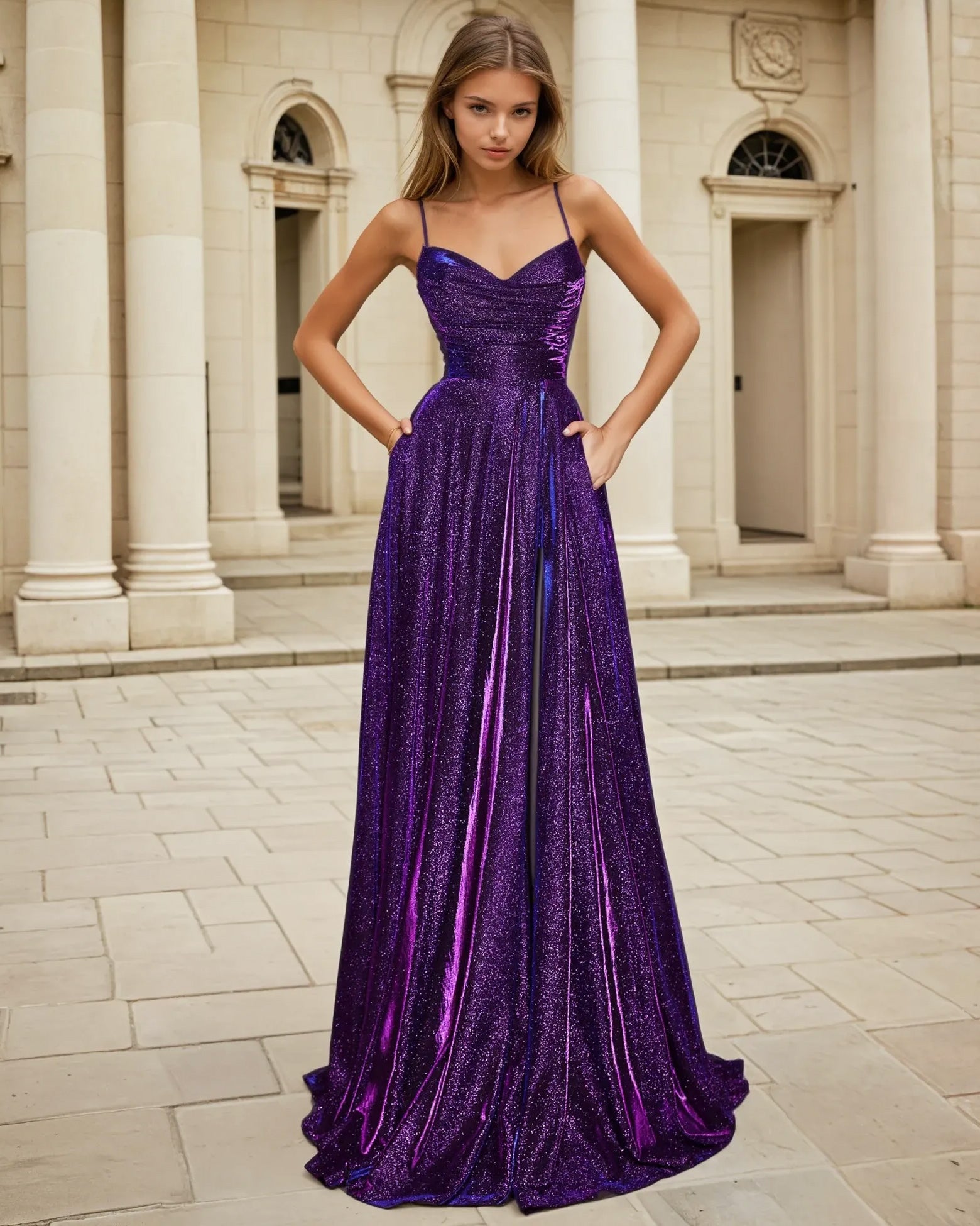 Azaliah Glitter Gown - Plum Miss Runway Boutique Azaliah Glitter Gown - Plum Miss Runway Boutique