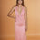 Vivian Satin Gown Dusty Rose Front