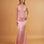 Vivian Satin Gown Dusty Rose Front