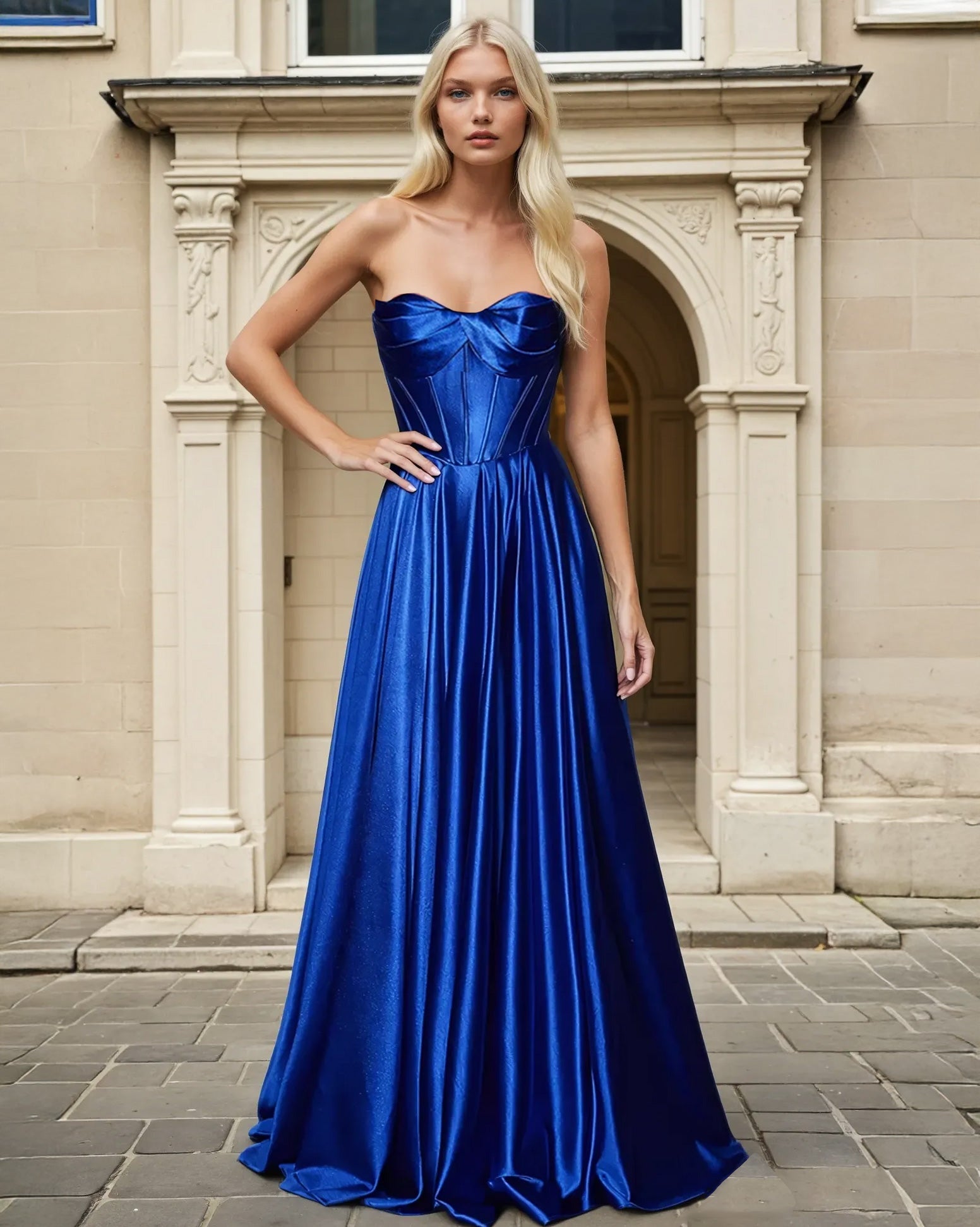 Zephyr Royal Gown Front