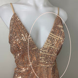 Gigi Sequin Gown - Rose Gold [SAMPLE]